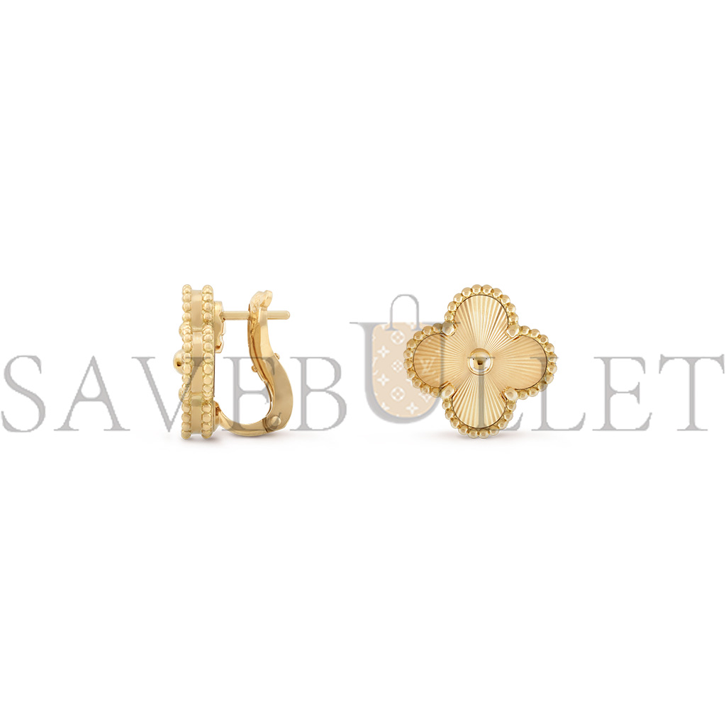 VAN CLEEF ARPELS VINTAGE ALHAMBRA EARRINGS - YELLOW GOLD VCARP3JL00 VAN CLEEF ARPELS VINTAGE ALHAMBRA EARRINGS - YELLOW GOLD VCARP3JL00